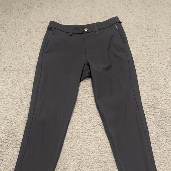 Lululemon commission pants Slim-Fit Trouser size 28 color Obsidian - Picture 4 of 10